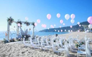 沙滩婚礼 沙滩婚礼布置图片