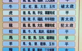 2024属相是什么生肖 2024年属相表