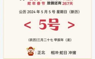 2024年5月5日农历是多少 2024年5月5日农历是多少号