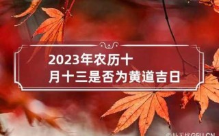 2023年农历十月十三适合开业吗 2020年农历十月十三宜忌