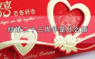 23年结婚纪念日是什么婚 23结婚纪念日是什么婚