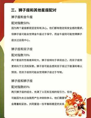 白羊座狮子座配对指数是多少 白羊座狮子座恋爱指数