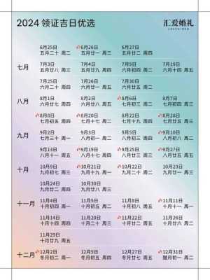 2024年黄道吉日有哪几天 2024年11月黄道吉日有哪几天